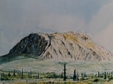 Watercolour, Acro Corinthos, 33.5 x 23.5cm